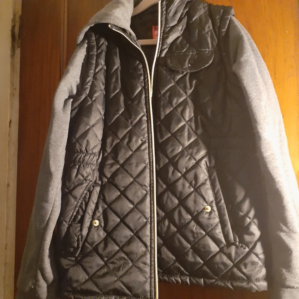 Pink Platinum Black Jacket with Gray Accents
